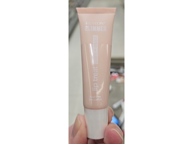 Revlon Glimmer Lip Treat Balm + Mask, 001 No Scent, 0.4 fl oz