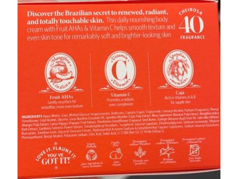 Sol De Janeiro Visibly Bom Dia Bright Cream, Vitamin C, 8.1 oz/240 mL