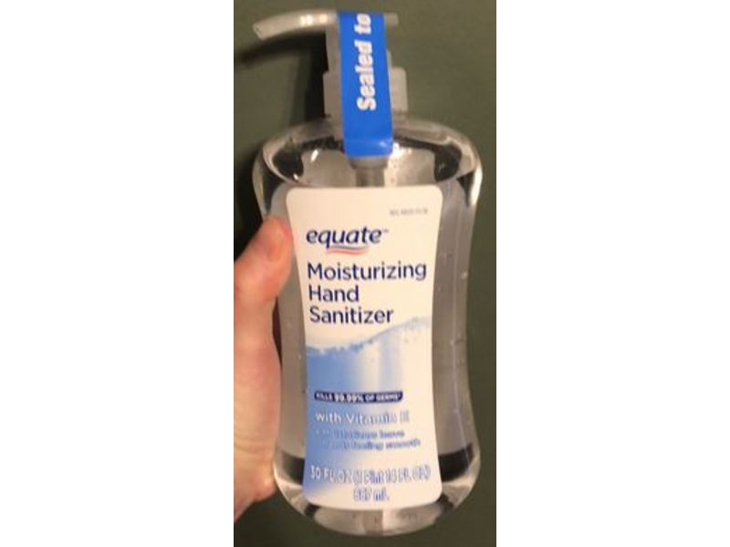 Equate Moisturizing Hand Sanitizer, Vitamin E, 30 fl oz/887 mL