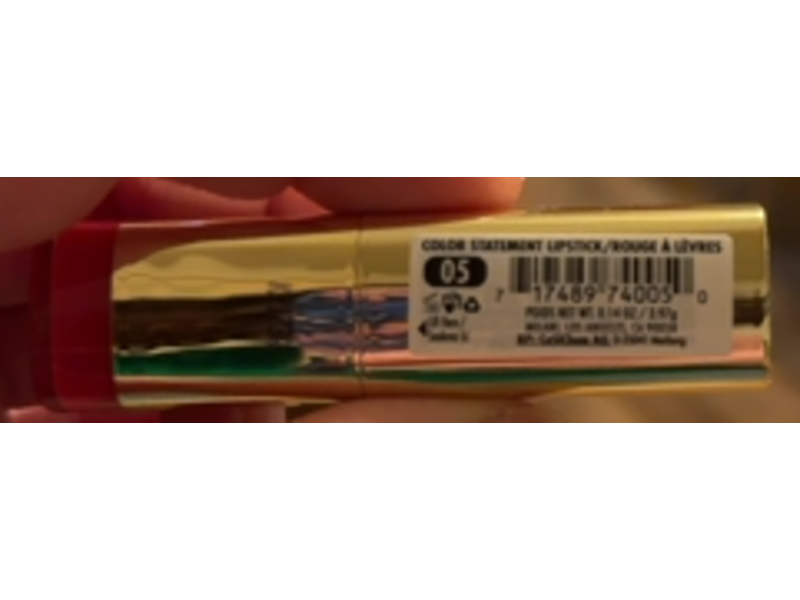 Milani Color Statement Lipstick, 05 Red Label, 0.14 oz