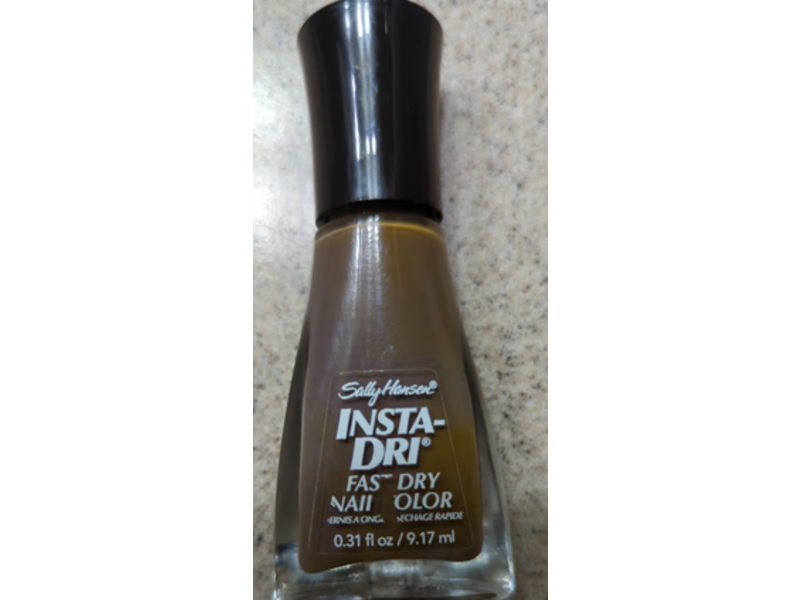 Sally Hansen Insta-Dri Fast-Dry Nail Color, Slick Slate,0.31 fl oz/9.17 mL