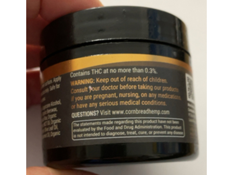 Corn Bread Skin Formula CBD Lotion, 2 oz