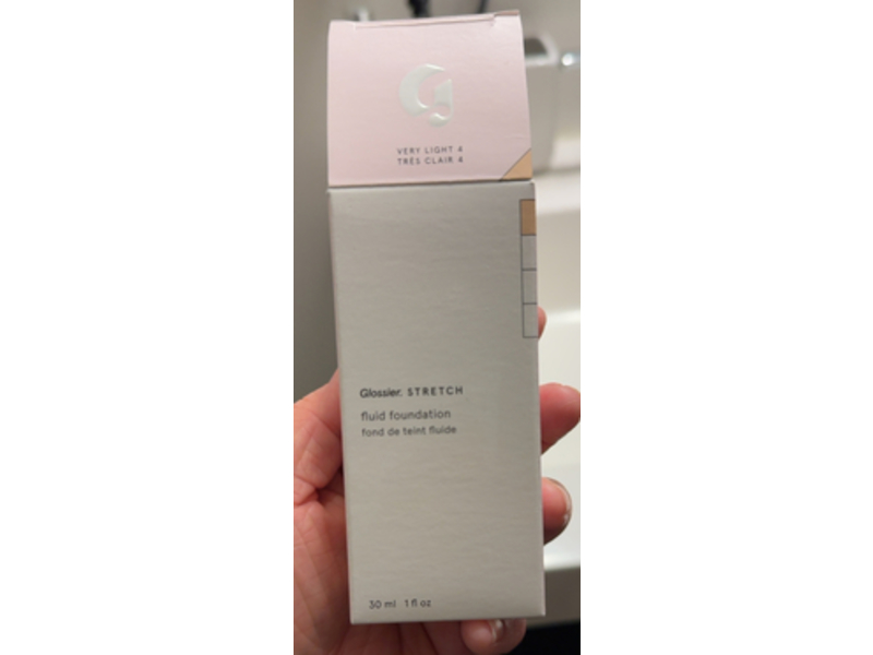 Glossier Stretch Fluid Foundation, Very Light 4, 1 fl oz/30 mL
