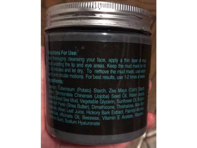 Aria Starr Beauty Dead Sea Mud Mask, Exfoliating & Detoxifying, 8.8 fl oz