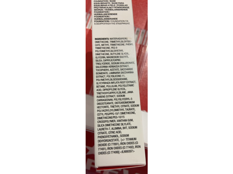 Smashbox Always On Skin - Balancing Foundation, + Hyaluronic Acid & Adaptogens, L20 O, 1 fl oz/30 mL