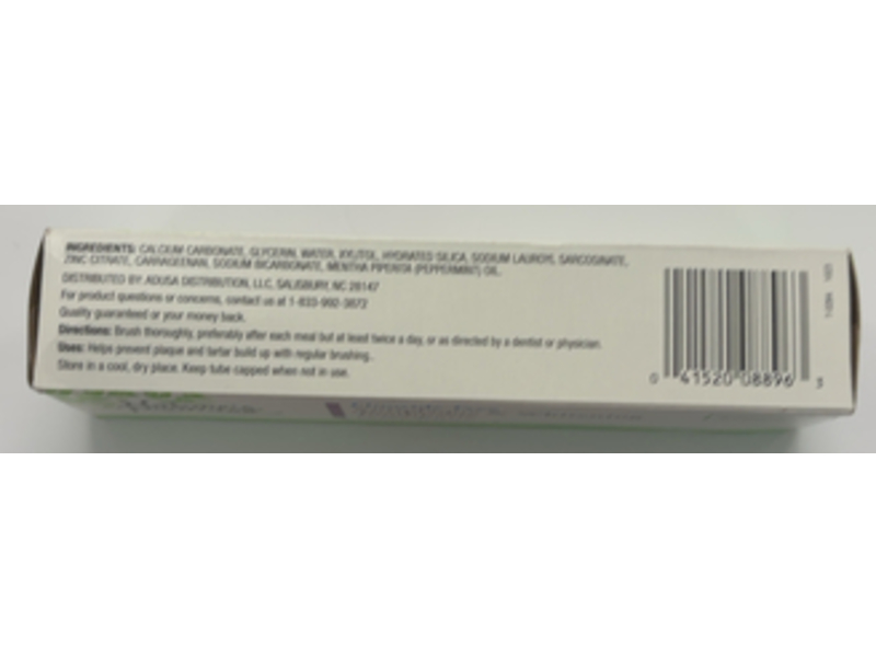 Nature's Promise Antiplaque & Whitening Toothpaste, Peppermint, 4.8 oz/136 g