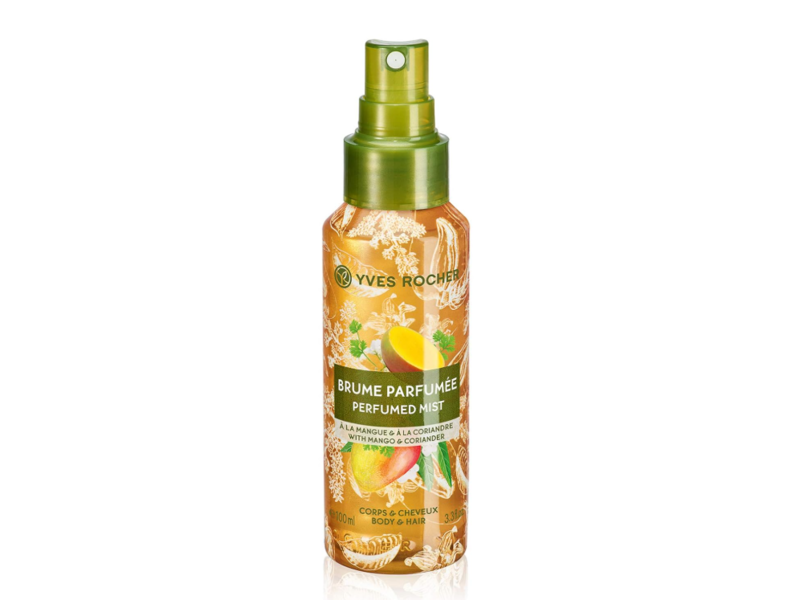 Yves Rocher Perfumed Mist, Coriander & Mango, 3.3 fl oz/100 mL
