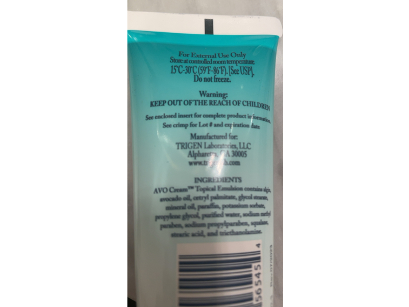 AVO Cream Topical Emulsion, 45 g, Trigen Laboratories (Rx)