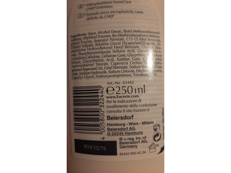 Eucerin Sun Protection Kids Sensitive Protect Trigger Spray, SPF 50+, 250 mL