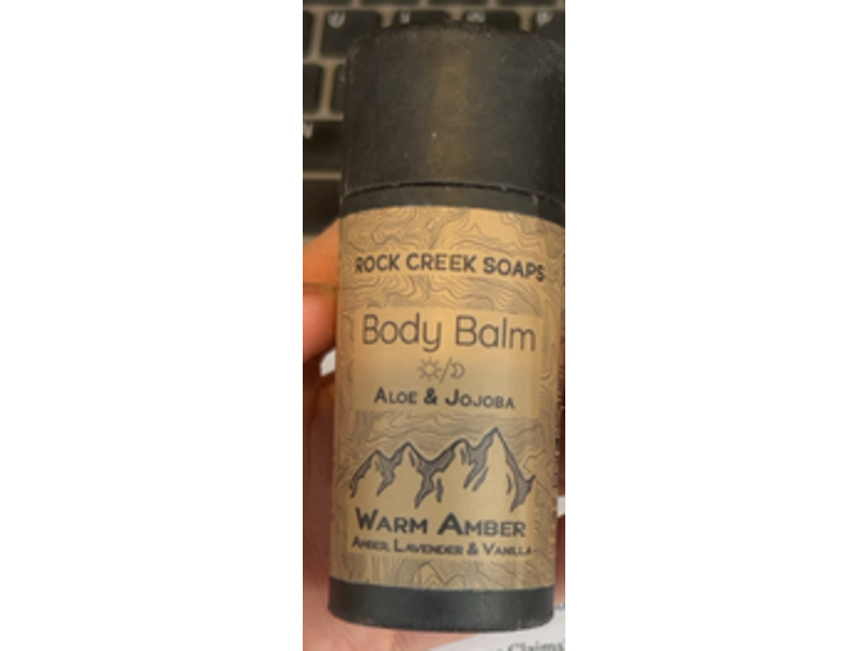 Rock Creek Soaps Body Balm, Aloe & Jojoba, 1.86 oz/55 g