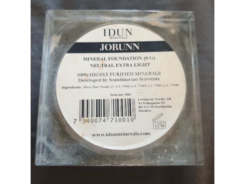 IDUN Minerals Mineral Foundation, Jorunn, 0.32 oz/9 g