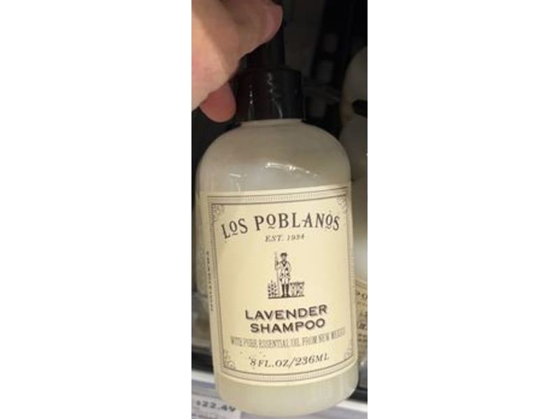 Los Poblanos Shampoo, Lavender, 8 fl oz/236 mL