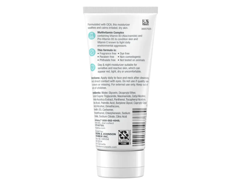 Neutrogena Ultra Gentle Daily Facial Moisturizer, 3.4 fl oz/100 mL