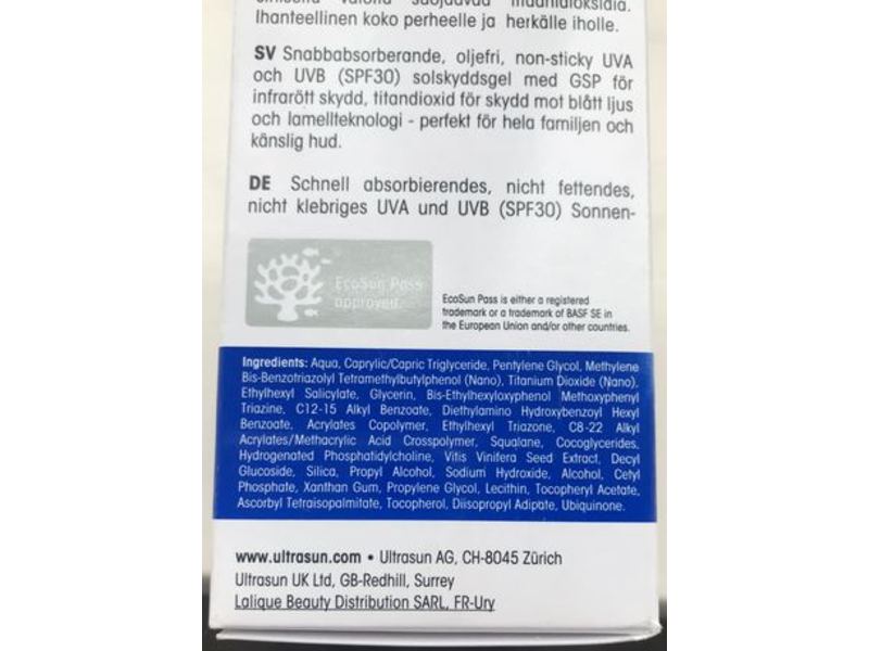 Ultrasun Family High Sun Protection Sunscreen, SPF 30, PA+++, 150 mL