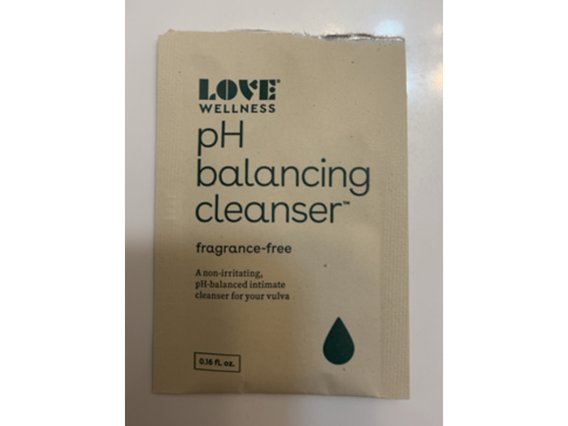 Love Wellness pH Balancing Cleanser, 0.16 fl oz
