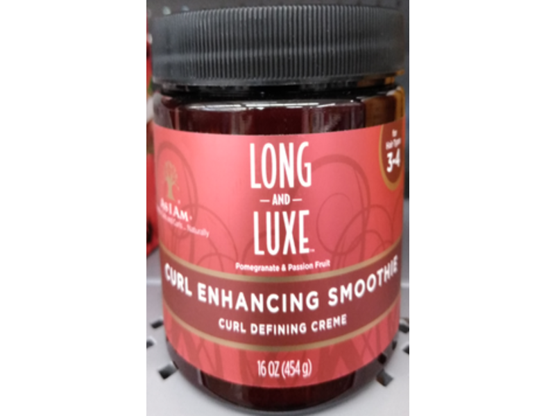 As I Am Long & Luxe Curl Enhancing Smoothie, 16 oz/454 g