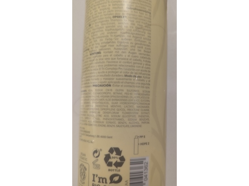 Wunderbar Head'n Hair Shampoo, Argan Oil & Aloe Vera, 300 mL