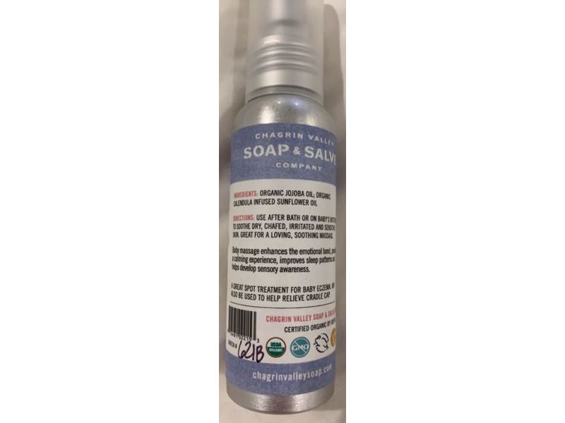 Chagrin Valley Soap & Salve Company Baby Me! Bath & Body Oil, Sensitive Skin, 2 fl oz/59 mL