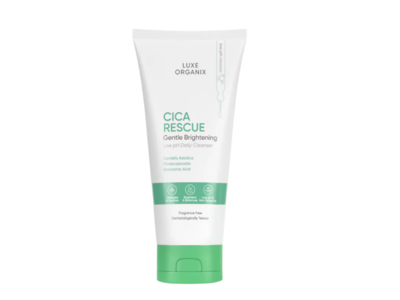 Luxe Organix Cica Rescue Gentle Brightening Daily Cleanser, 5.29 oz/150 g