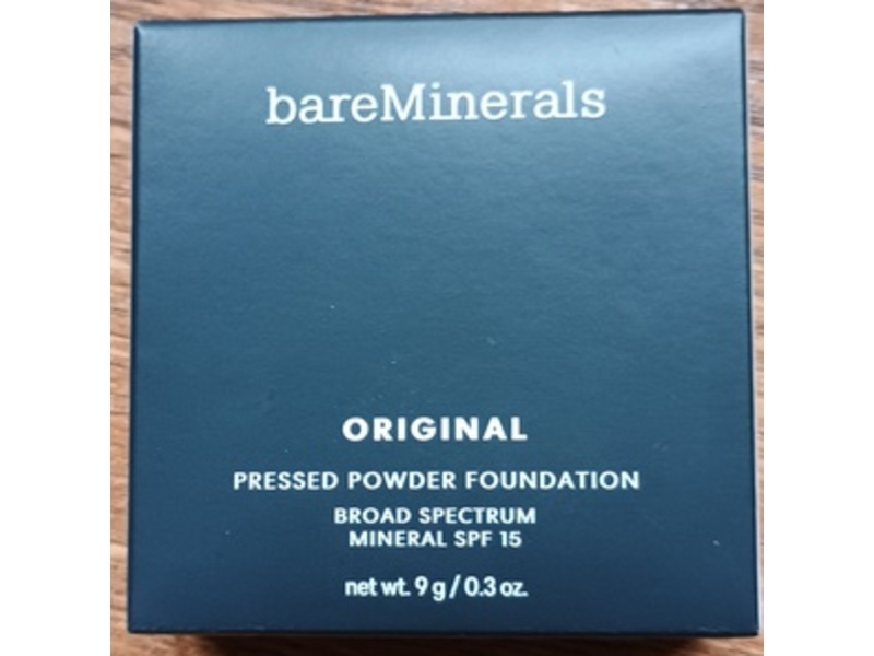 bareMinerals Original Pressed Powder Foundation, SPF 15, Neutral Medium 15, 0.3 oz/9 g