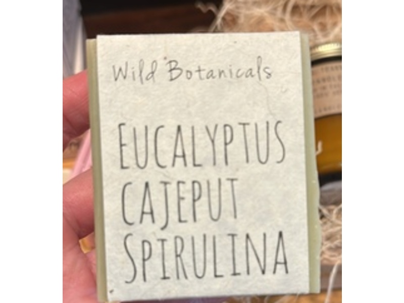 Wild Botanicals Soap, Eucalyptus Cajeput Spirulina, 4.5 oz