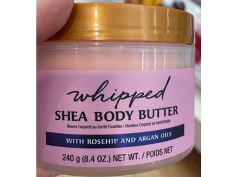 Tree Hut Whipped Shea Body Butter, Roship And Argan Oils, 8.4 oz/240 g