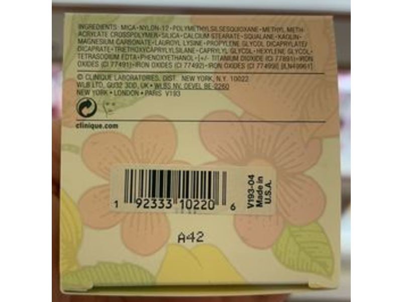 Clinique Blended Face Powder, 04 Transparency, 0.88 oz/25 g