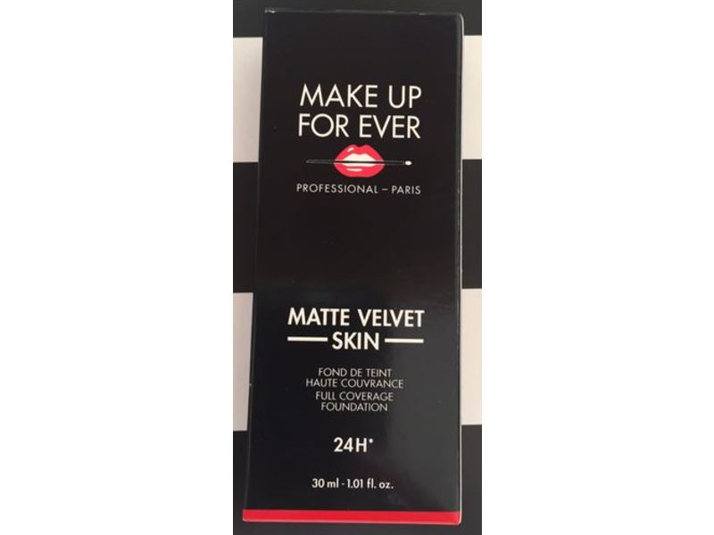 Make Up For Ever Matte Velvet Skin Full Coverage Foundation, Y325 Flesh, 1.01 fl oz/30 mL
