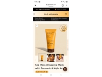Glo Melanin Wrapping Mask, Sea Moss & Turmeric, 2.53 fl oz/75 mL - thumbnail 2