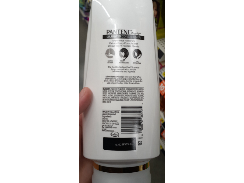 Pantene Curl Perfection Conditioner, 16.7 fl oz/495 mL