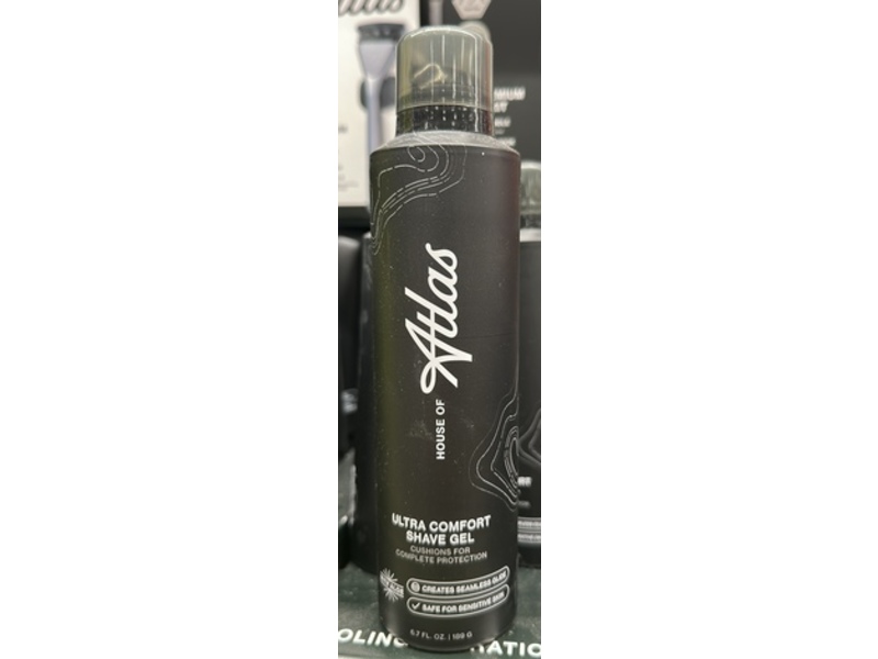 House Of Atlas Ultra Comfort Shave Gel, 6.7 oz/189 g