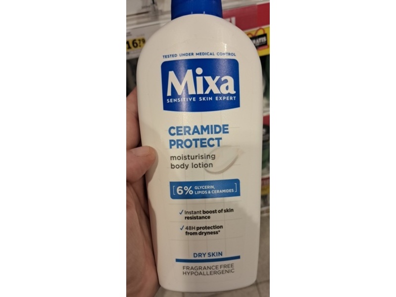 Mixa Ceramide Protect Moisturizing Body Lotion, Dry Skin, 250 mL