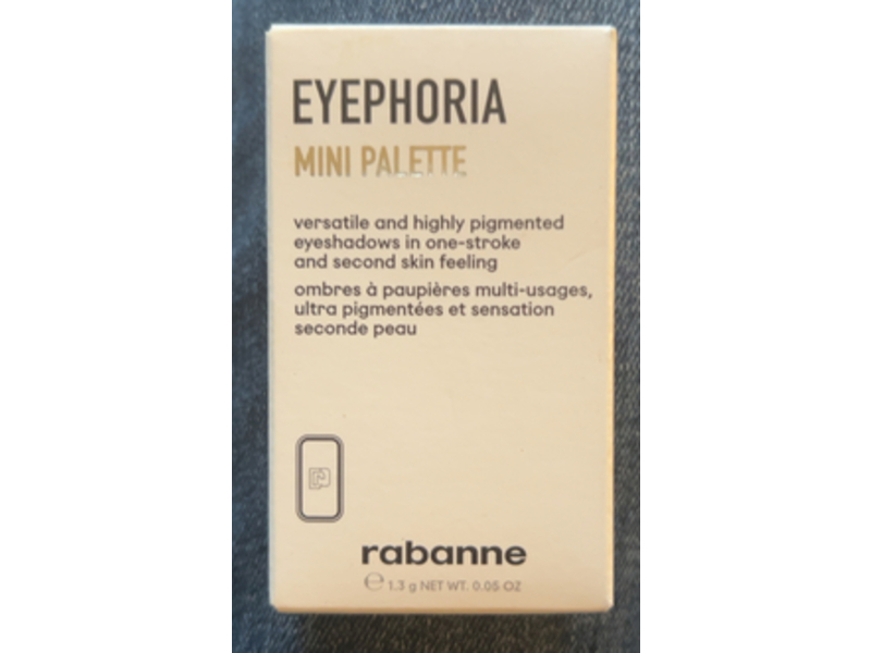 Rabanne Eyephoria Mini Palette, All Lights On Me, 0.05 oz/1.3 g