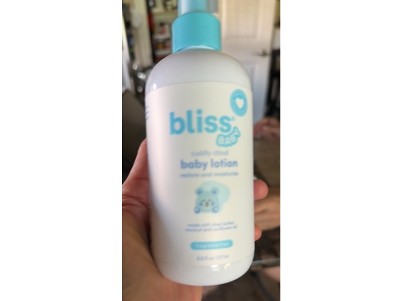 Bliss Cuddly Cloud Baby Lotion, Fragrance Free, 8 fl oz/237 mL