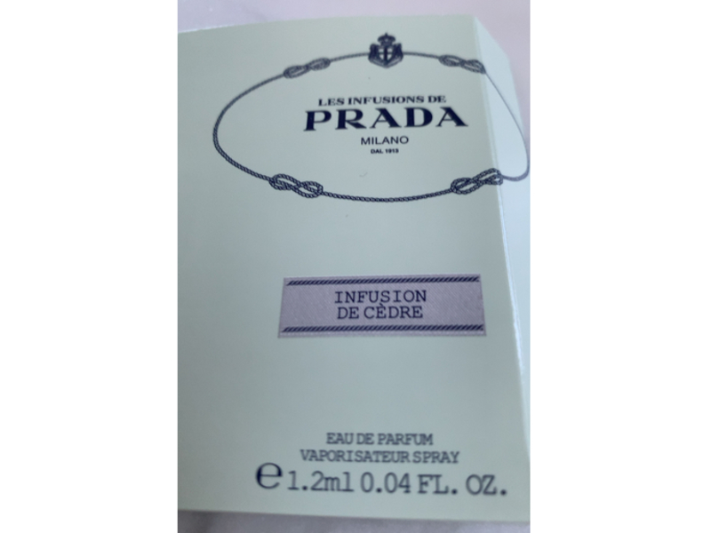 Prada Infusion De Cedre Eau De Parfum Spray, 0.04 fl oz/1.2 mL