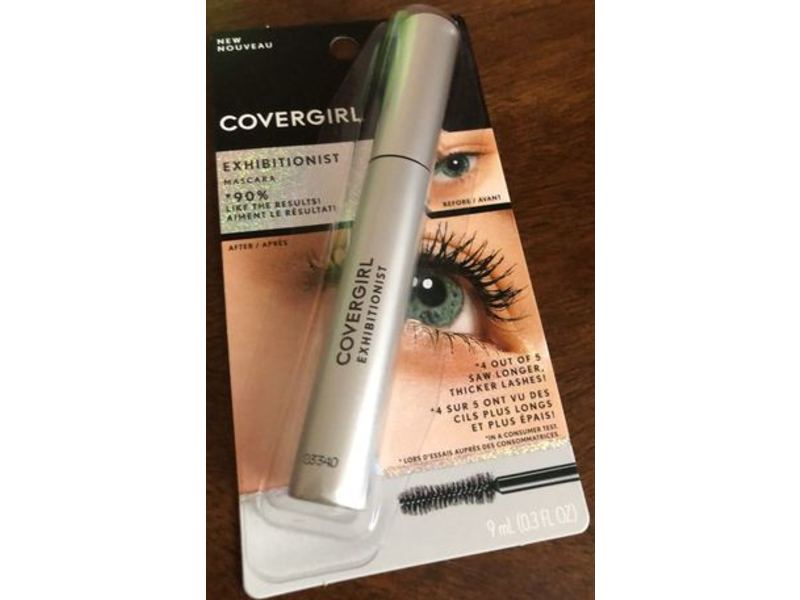 Covergirl Exhibitionist Mascara, 800 Very Black, 0.3 fl oz/9 mL