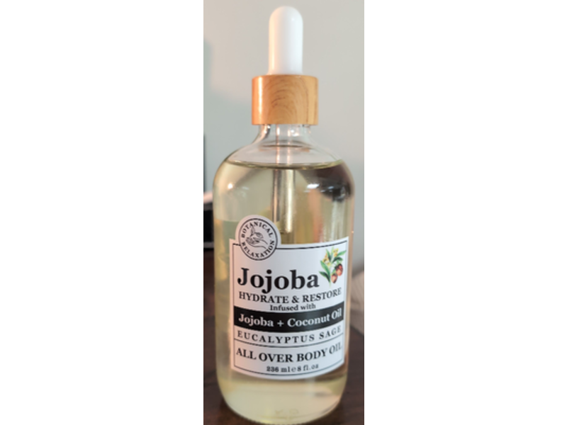 Home & Body Jojoba Hydrate & Restore Body Oil, Jojoba & Coconut Oil, 8 fl oz/236 mL