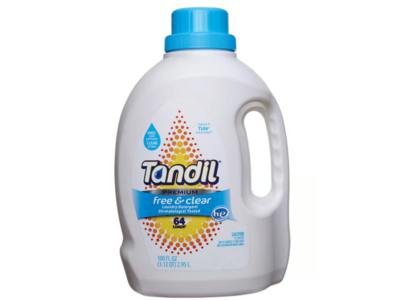 Tandil Premium Laundry Detergent, Free & Clear, 64 Loads, 100 oz/2.95 L