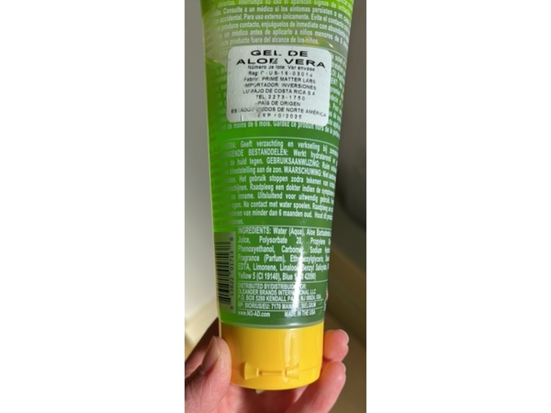 NO-AD Aloe After Sun Gel, 8.5 fl oz/250 mL