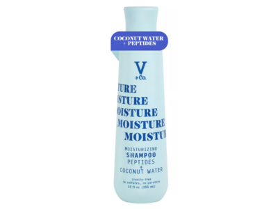 V&Co. Moisturizing Shampoo, Peptides + Coconut Water, 12 fl oz/355 mL