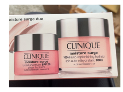 Clinique Moisture Surge Duo, Broad Spectrum SPF 28 & Sheer Hydrator, 1.7 fl oz/50 mL