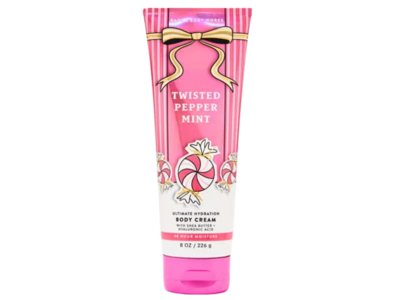 Bath & Body Works Ultimate Hydration Body Cream, Twisted Pepper Mint, 8 oz / 226 g