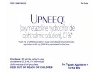 Upneeq (Oxymetazoline Hydrochloride Ophthalmic Solution) 0.1%, 0.3 mL, 30 Count, RVL Pharmaceuticals (Rx) - Image 2