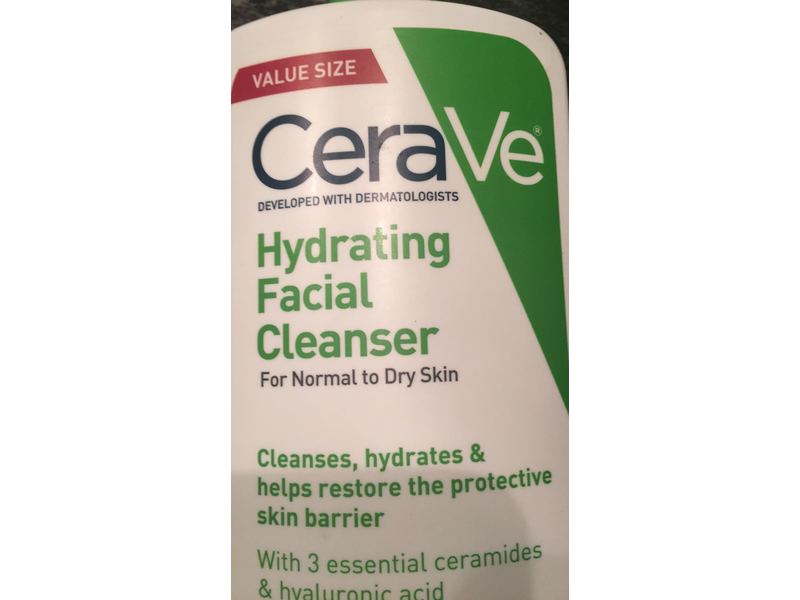 CeraVe Hydrating Facial Cleanser, Normal to Dry Skin, 24 fl oz (710 mL)