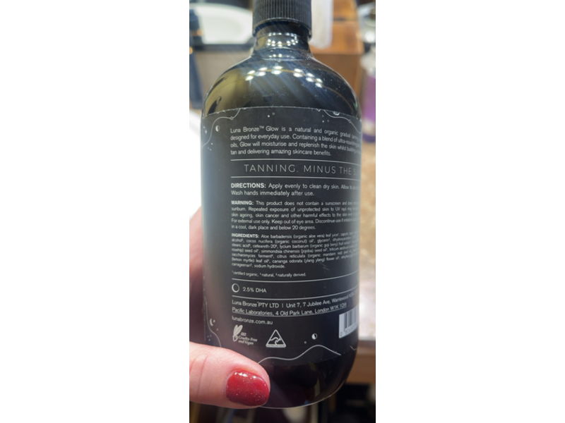 Luna Bronze Glow Tanning Moisturiser, 16.9 fl oz/500 mL