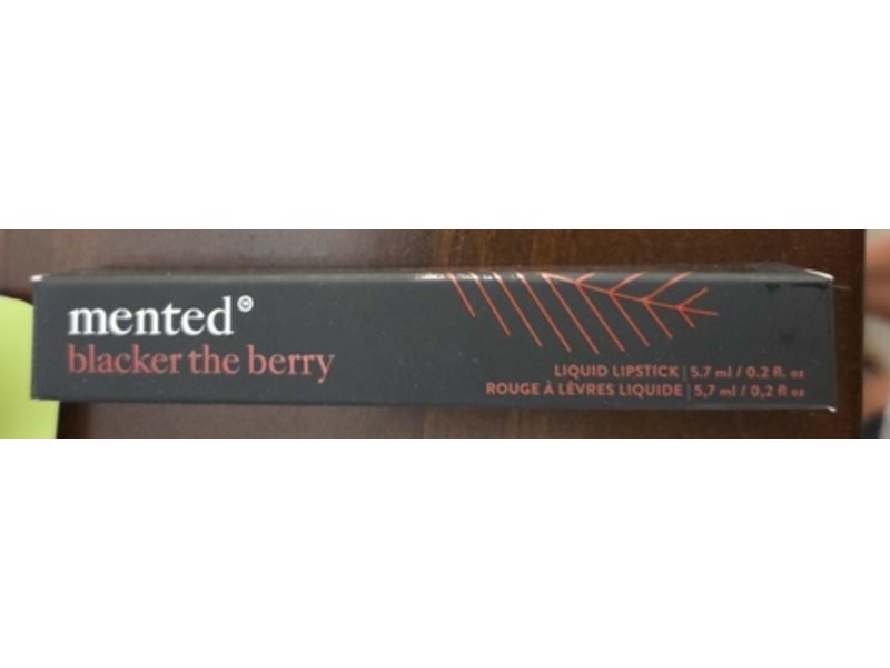 Mented Liquid Lipstick, Blacker The Berry, 0.2 fl oz/5.7 mL