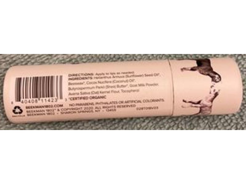 Beekman 1802 Pure Goat Milk Lip Balm, 0.15 oz