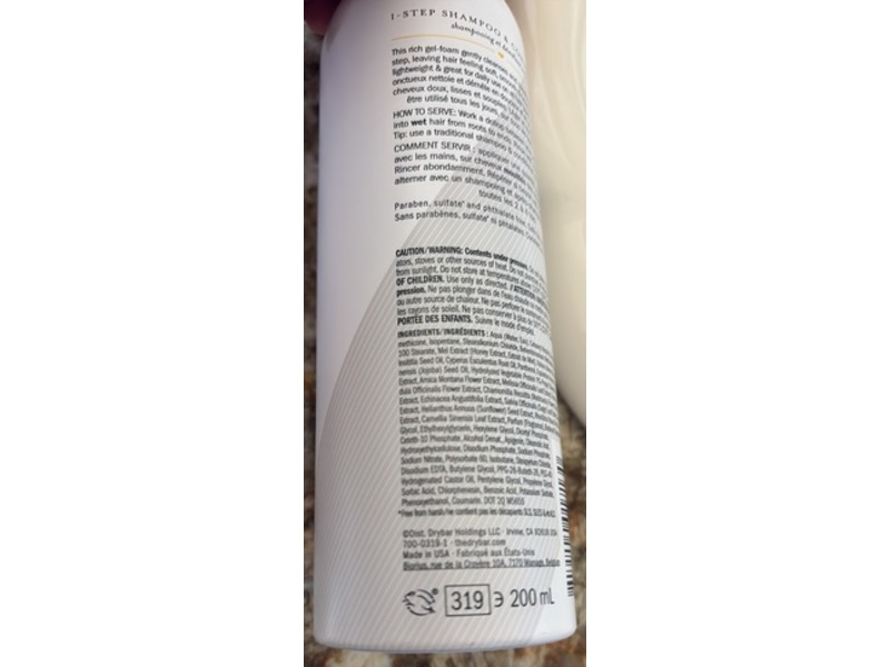 Drybar Double Standard Cleansing+Conditioning Foam, 6.6 oz/187 g