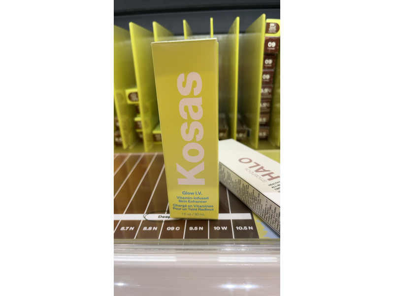 Kosas Glow I.V. Vitamin-Infused Skin Enhancer, Boost, 1 fl oz/30 mL
