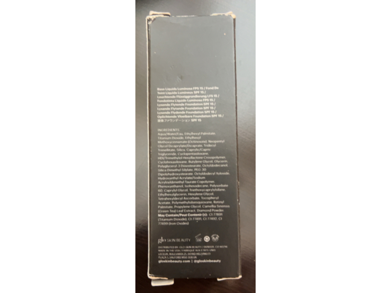 Glo Skin Beauty Luminous Liquid Foundation, SPF 18, Naturelle, 1 fl oz/30 mL